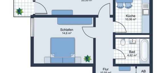 1 chambre Appartement à Furstenfeldbruck, Germany No. 323023 12