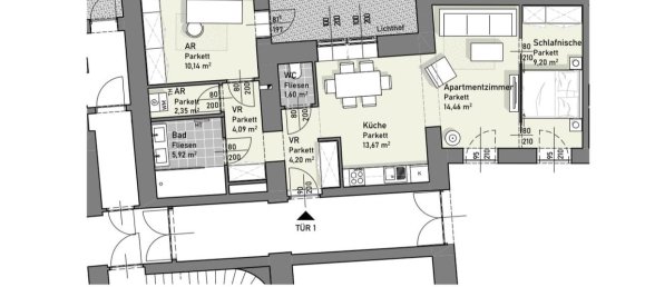 3-Zimmer Wohnung in Margareten, Austria, Nr. 179634 14