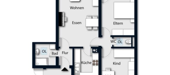 2 غرف نوم بانتهاوس في Ravensburg, Germany رقم 266153 25