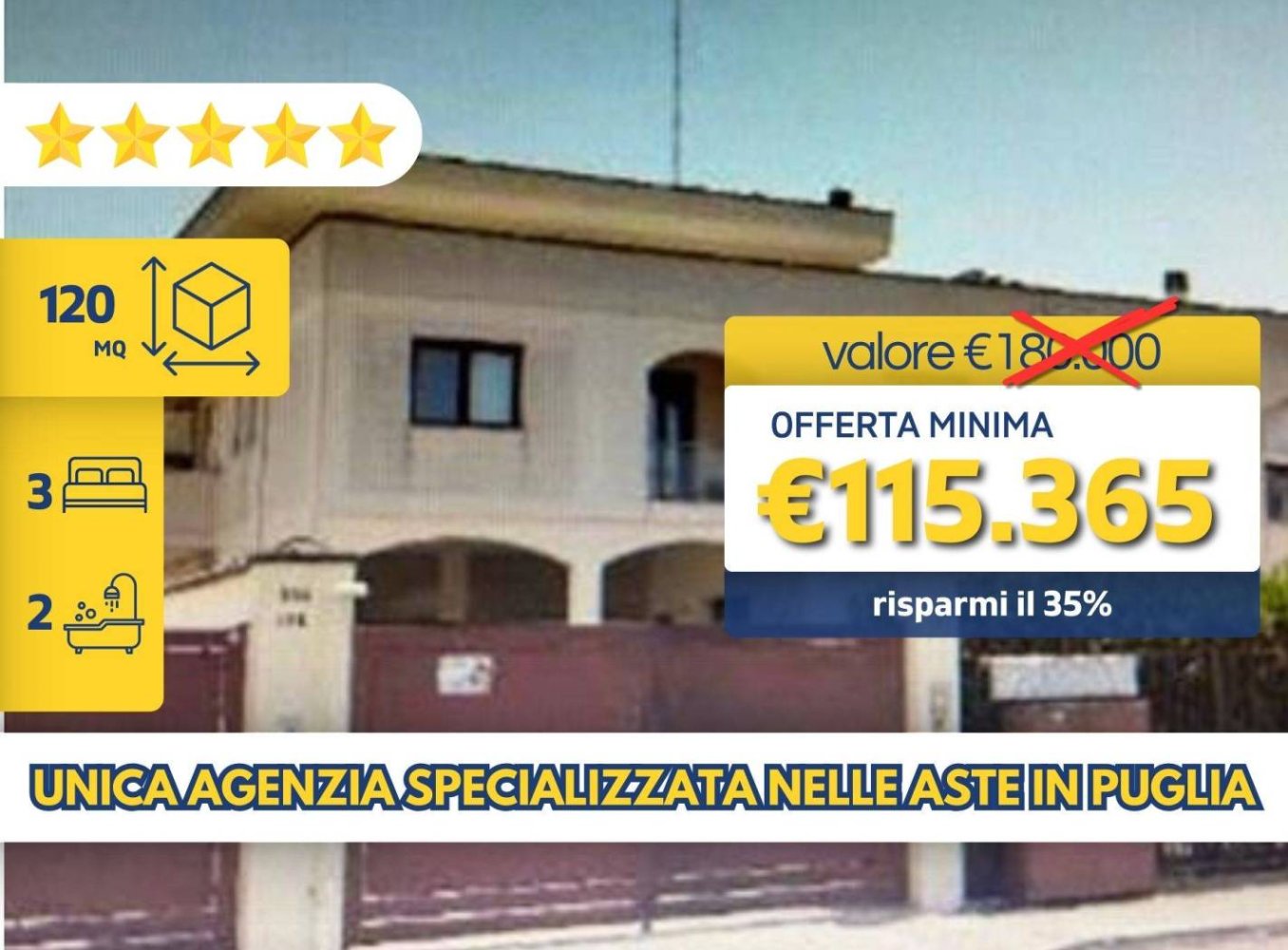 3 Schlafzimmer Wohnung in Lecce, Italy, Nr. 41959