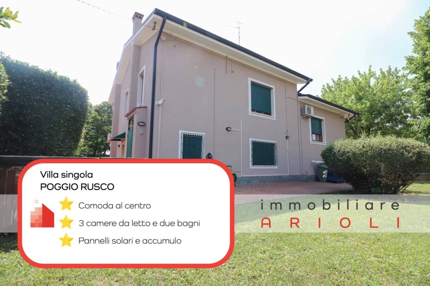 3 Schlafzimmer Villa in Poggio Rusco, Italy, Nr. 336395