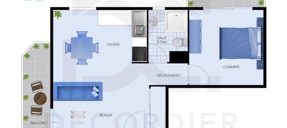 1 chambre Appartement à Évian-les-Bains, France No. 206223 11