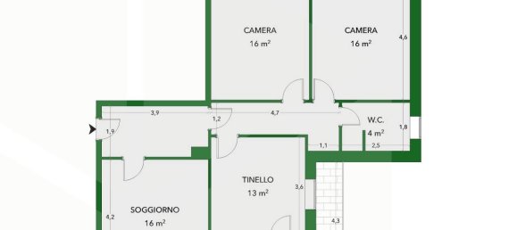 Apartamento de 4 habitaciónes en Bologna, Italy No. 28767 35