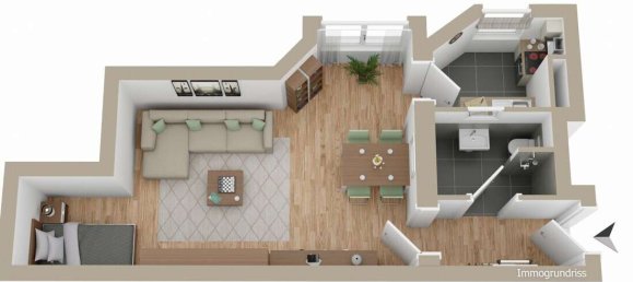 Студия в Фридрихсхайн, Германия № 112273 3