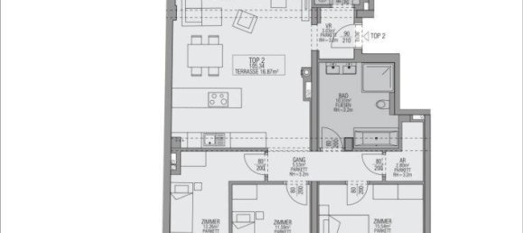 4 rooms Apartment in Wahring, Austria No. 141940 2