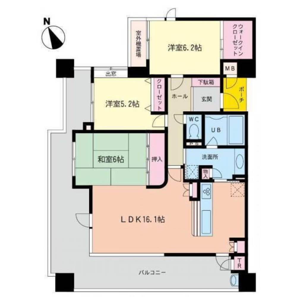 3 bedrooms Apartment in Fukuoka, Japan No. 7266