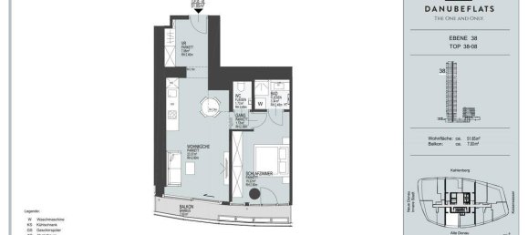 Apartamento T1 em Vienna, Austria N.º 181774 24