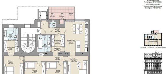 4 rooms Apartment in Penzing, Austria No. 250232 34