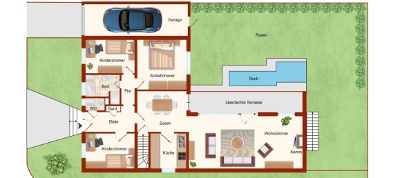 Bungalow de 3 dormitorios en Rhein-Erft, Germany No. 211941 14