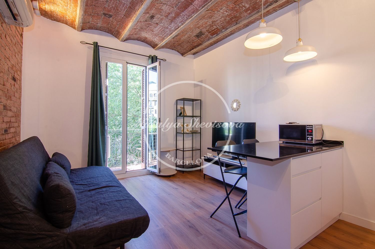 1 غرف نوم شقة في Eixample, Spain رقم 254821