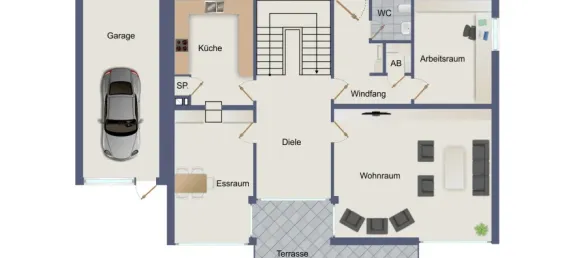 Casa de 3 dormitorios en Augsburg, Germany No. 159692 2