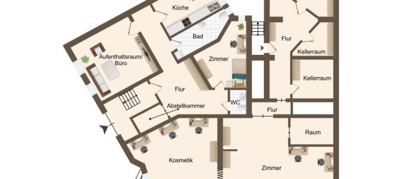 Здание с 18 комнатами в Росток, Германия № 29805 3