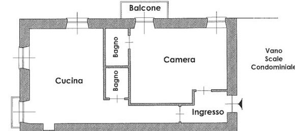 2 rooms Apartment in Turin, Italy No. 196737 21