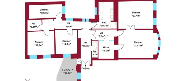 5-Zimmer Wohnung in Wien, Austria, Nr. 122172 8