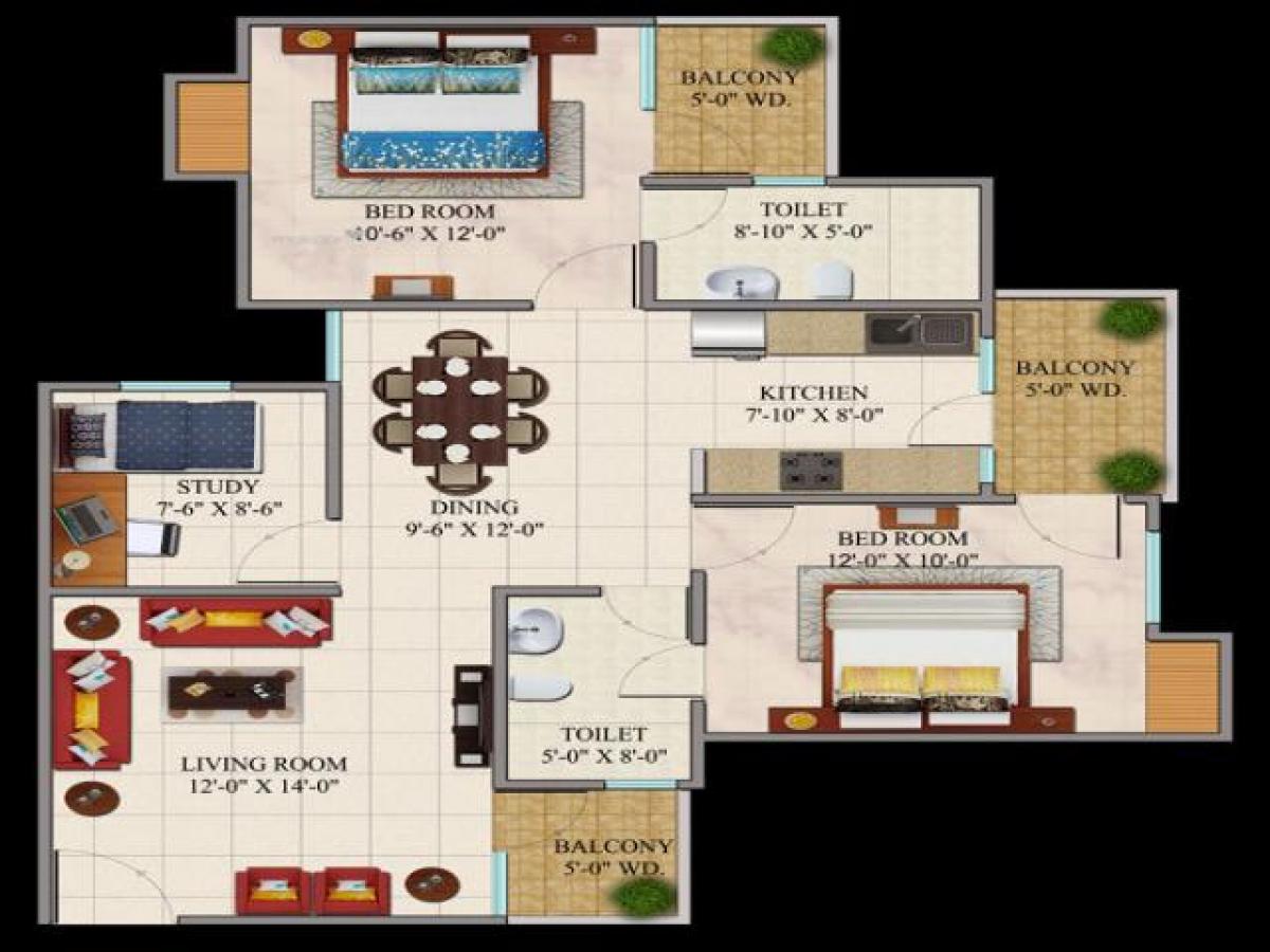 2 Schlafzimmer Haus in Ghaziabad, India, Nr. 15562