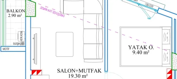 Apartment 1+1 in Mugla, Turkey No. 33481 22