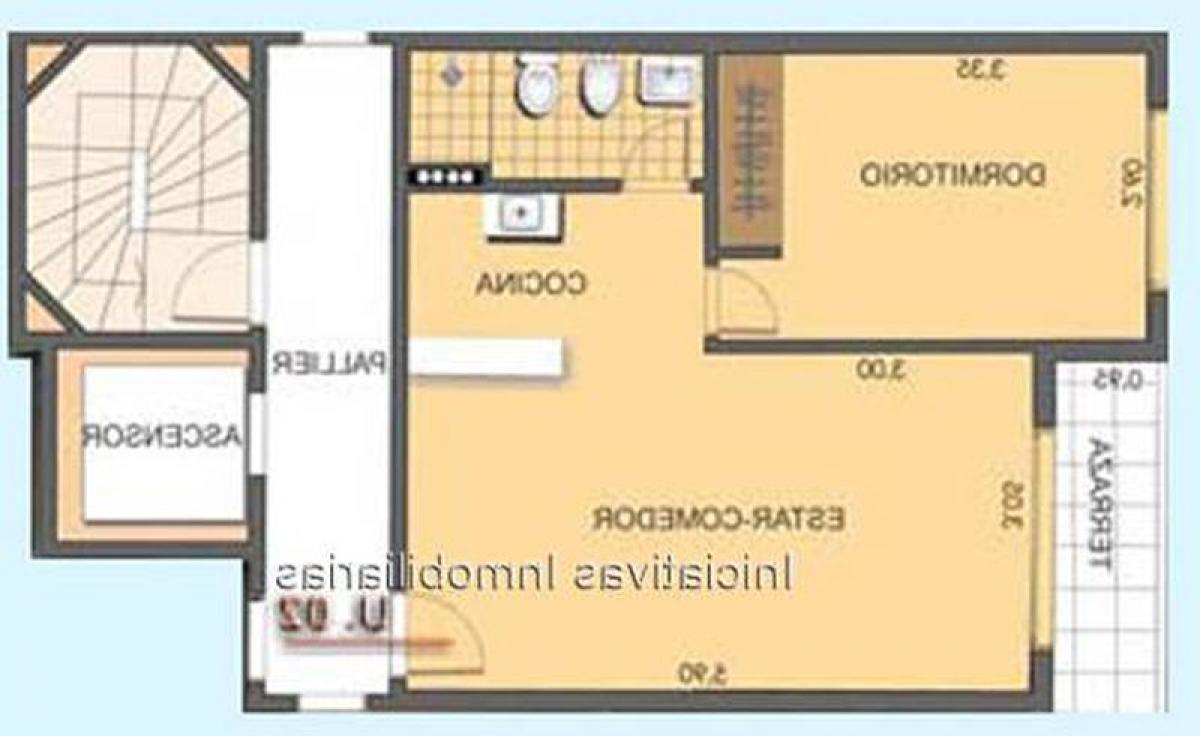 Студия в Монтевидео, Уругвай № 11439