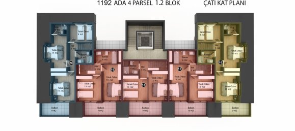 Appartement 1+1 à Alanya, Turkey No. 17684 4