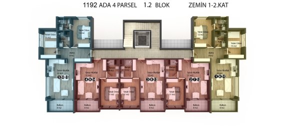 Appartement 1+1 à Alanya, Turkey No. 17684 2