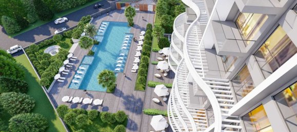 Квартира 1+1 в Kavi Skyland, Демирташ, Турция № 37127 4