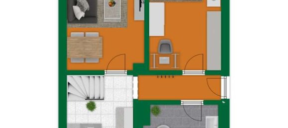 Дуплекс с 4 спальнями в Баден-Вюртемберг, Германия № 114488 8