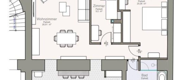 3-salle Appartement à Wieden, Austria No. 222291 8