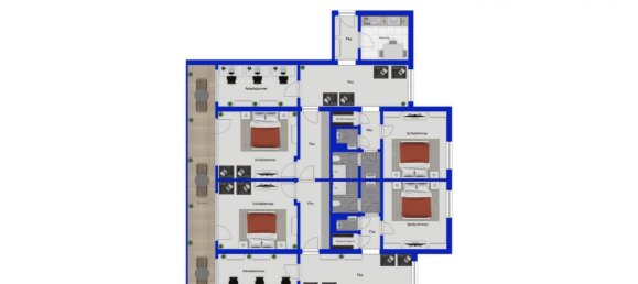 3غرفة شقة في Kassel, Germany رقم 291123 9