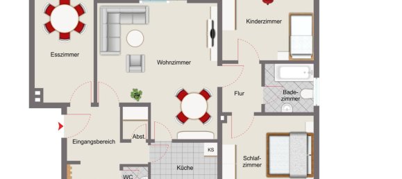 4-salle Appartement à Bayreuth, Germany No. 372091 12