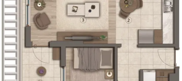 Квартира 2+1 в Мугла, Турция № 33526 24