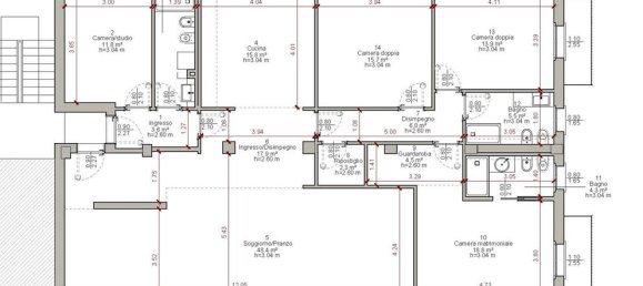 Квартира с 5 комнатами в Модена, Италия № 139406 11
