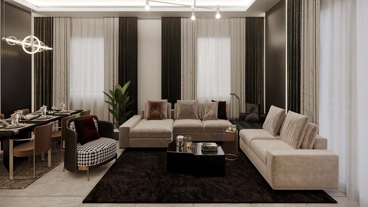 Квартира 1+1 в Veluxe Panorama, Аланья, Турция № 39147