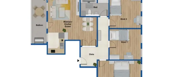 4 rooms Apartment in Leipzig, Germany No. 100466 8