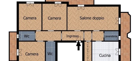 5 Schlafzimmer Wohnung in San Giorgio a Cremano, Italy, Nr. 340061 38