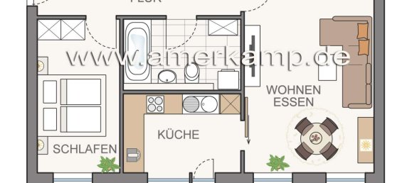 1 غرف نوم شقة في Friedrichshain, Germany رقم 66186 6