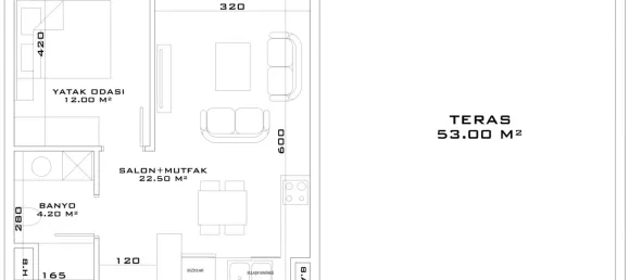 Apartment 1+1 in Aksu, Turkey No. 32845 13