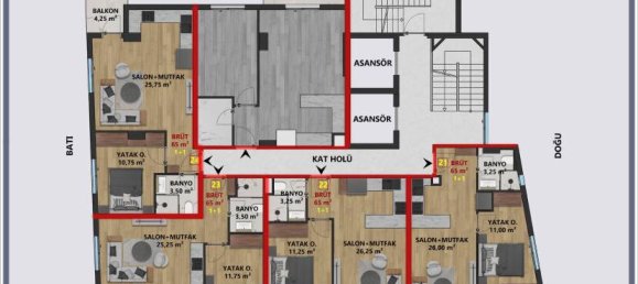 Apartment 1+1 in Antalya, Turkey No. 30645 6