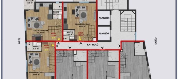 Apartment 1+1 in Antalya, Turkey No. 30645 7