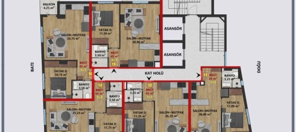Apartment 1+1 in Antalya, Turkey No. 30645 5