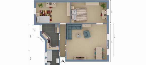 Apartamento de 3 habitaciónes en Mannheim, Germany No. 302910 14