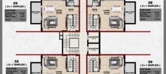 2 rooms Apartment in Oba, Turkey No. 23102 23