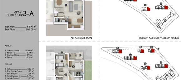 Apartment 3+1 in Bodrum, Turkey No. 5249 17