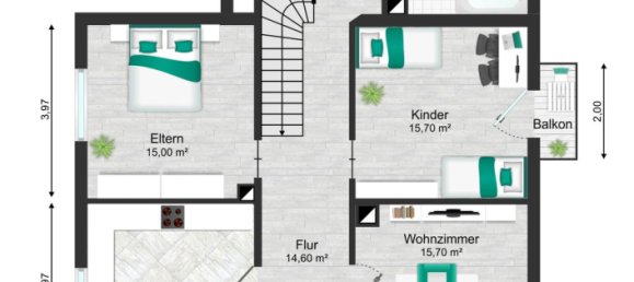 Таунхаус с 3 спальнями в Диллинген ан дер Донау, Германия № 303409 20