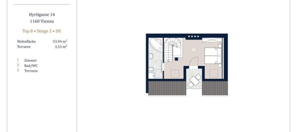 Duplex de 2 divisões em Ottakring, Austria N.º 214454 12