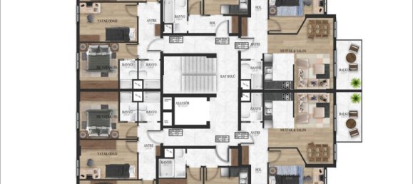 Apartment 1+1 in Mersin, Turkey No. 15357 12