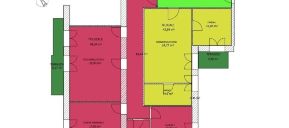 3 chambres Appartement à Sassari, Italy No. 43969 23