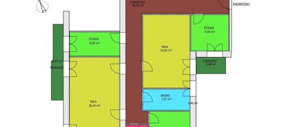 3 chambres Appartement à Sassari, Italy No. 43969 21