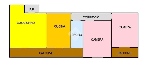 3-salle Appartement à Casoria, Italy No. 172640 22