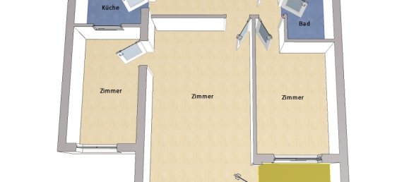 3 chambres Appartement à Lankwitz, Germany No. 109907 12
