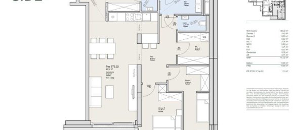 3 rooms Duplex in Dobling, Austria No. 189696 12