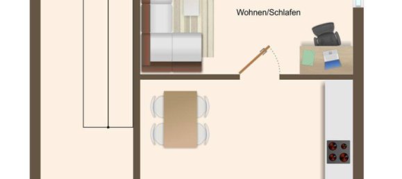 Квартира с 1 спальней в Оснабрюк, Германия № 296163 5